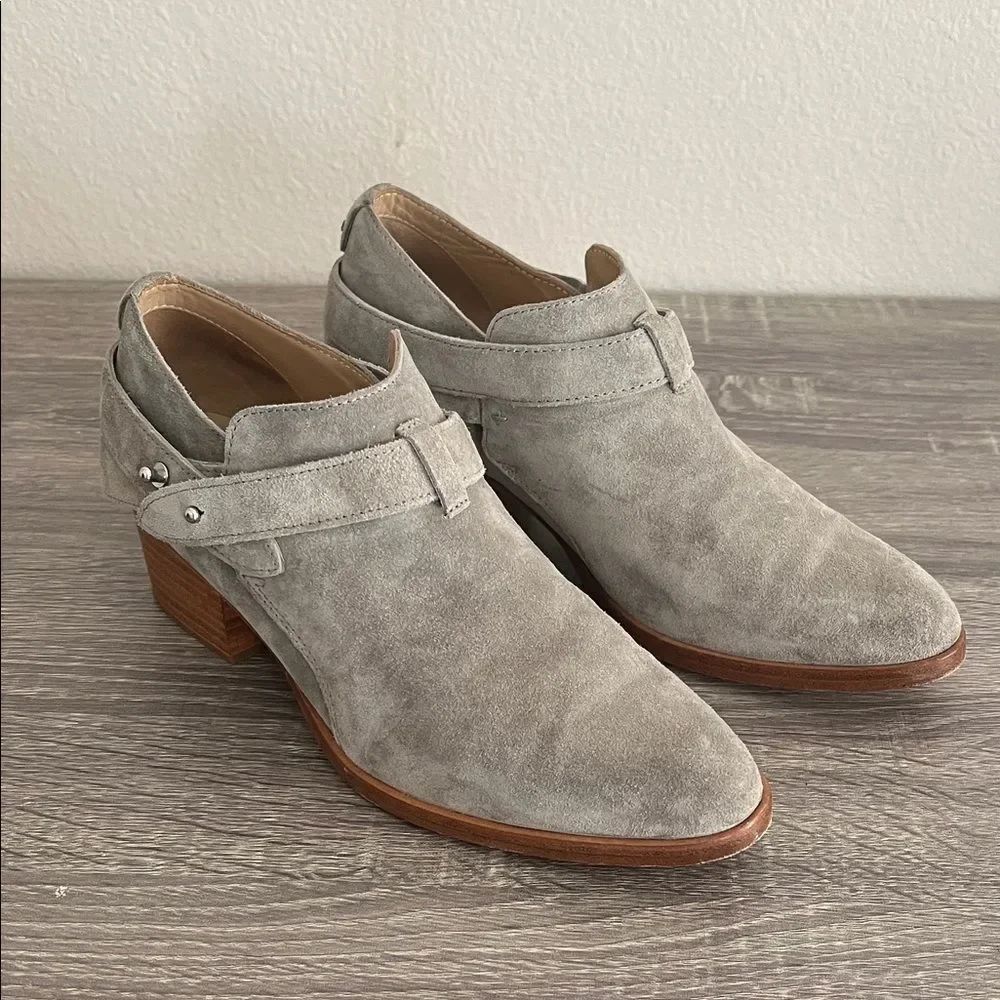 Rag Bone Harley Boot In Cemento Suede Boots Shoes